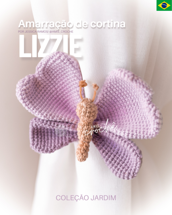 Lizzie / Borboleta amarração de cortina / PDF