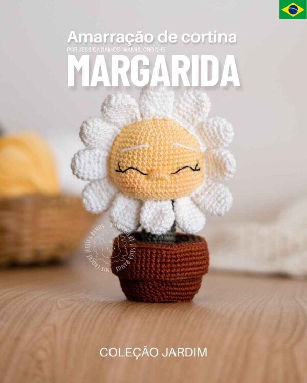 Margarida / Amarração de cortina / Produto Digital