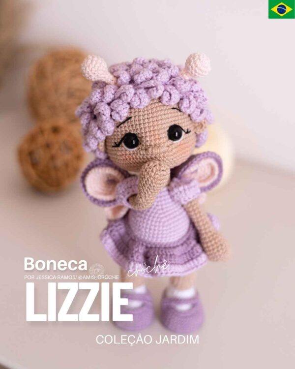 Lizzie / Boneca  Borboleta / Produto Digital