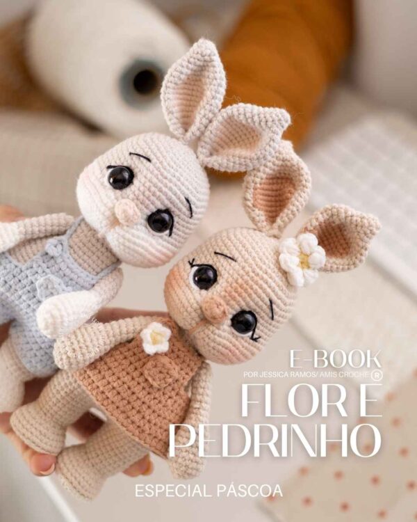 Coelhinhos Flor e Pedrinho / Produto Digital